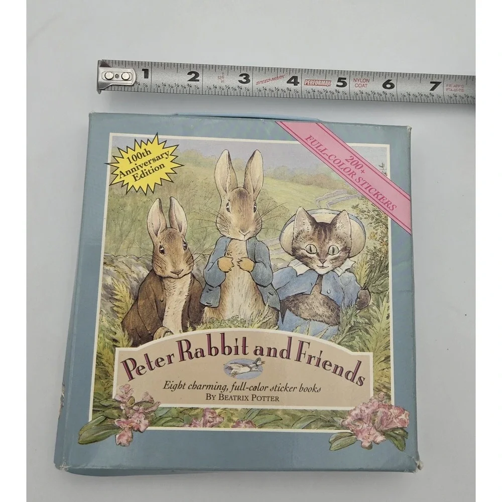 Beatrix Potter Peter Rabbit‎ and Friends 100th Anniversary Sticker Book Set 8pc